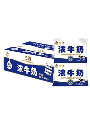 三边浓牛奶